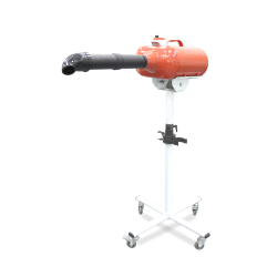 Typhoon blower med dobbelt motor samt indbygget varmelegeme inklusiv stativ