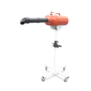 Typhoon blower med dobbelt motor samt indbygget varmelegeme inklusiv stativ