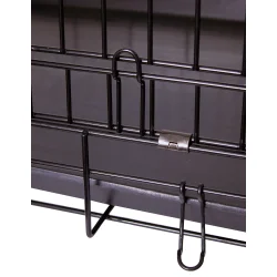 Dogman Premium Stlbur sort 92,5x57,5x65,5cm