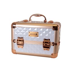 Groom-X Grooming Case Mini Diamond Pattern White