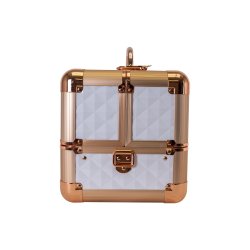 Groom-X Grooming Case Mini Diamond Pattern White