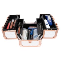 Groom-X Grooming Case Mini Diamond Pattern White