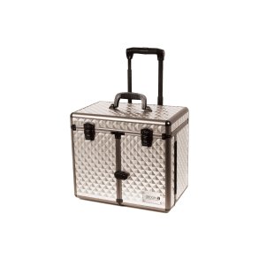 Groom-X Grooming Case med 2 hjul og teleskop hndtag. Metal farvet.