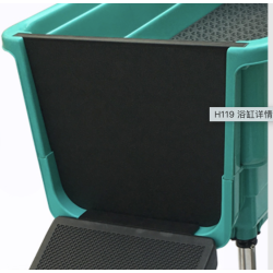 Mellem badekar / Boosterbath - Grnt