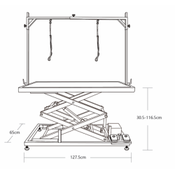 Elektrisk luksus hve/snke bord